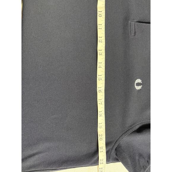 Fred Perry Men's Black Polo Shirt XL Cotton Pique Short Sleeve - Picture 5 of 9